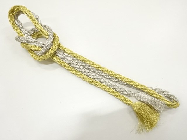 JAPANESE KIMONO / HAND-TIED OBIJIME
